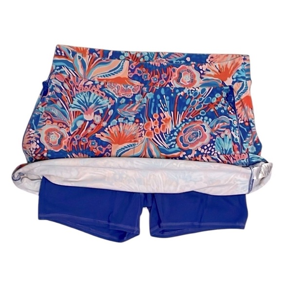 T by Talbots Floral Patterned Skorts Sz Large - Picture 3 of 5